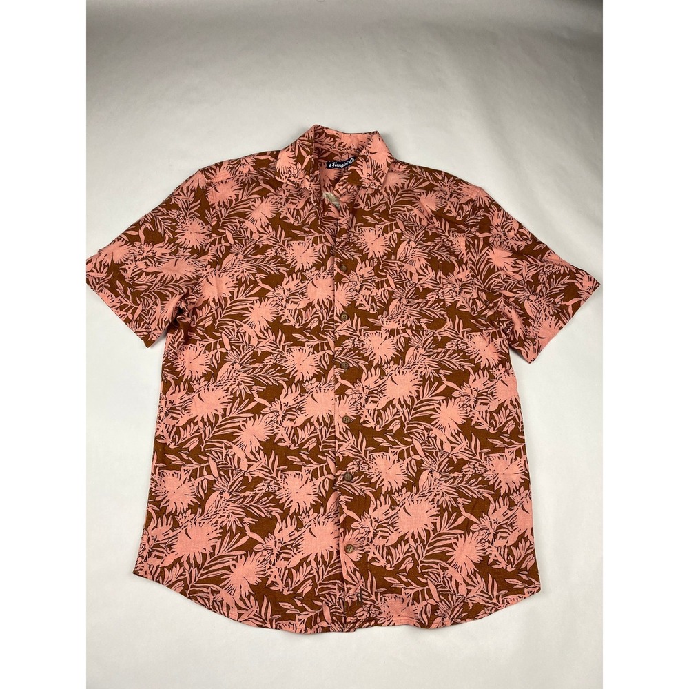 Johnnie-O Bradnley Hangin' Out Shirt Men's Size Small Linen Blend